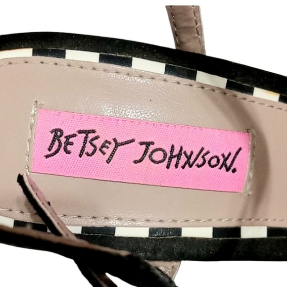 Betsey Johnson Tobie Embellished Platform Heeled Sandals - Picture 14 of 16